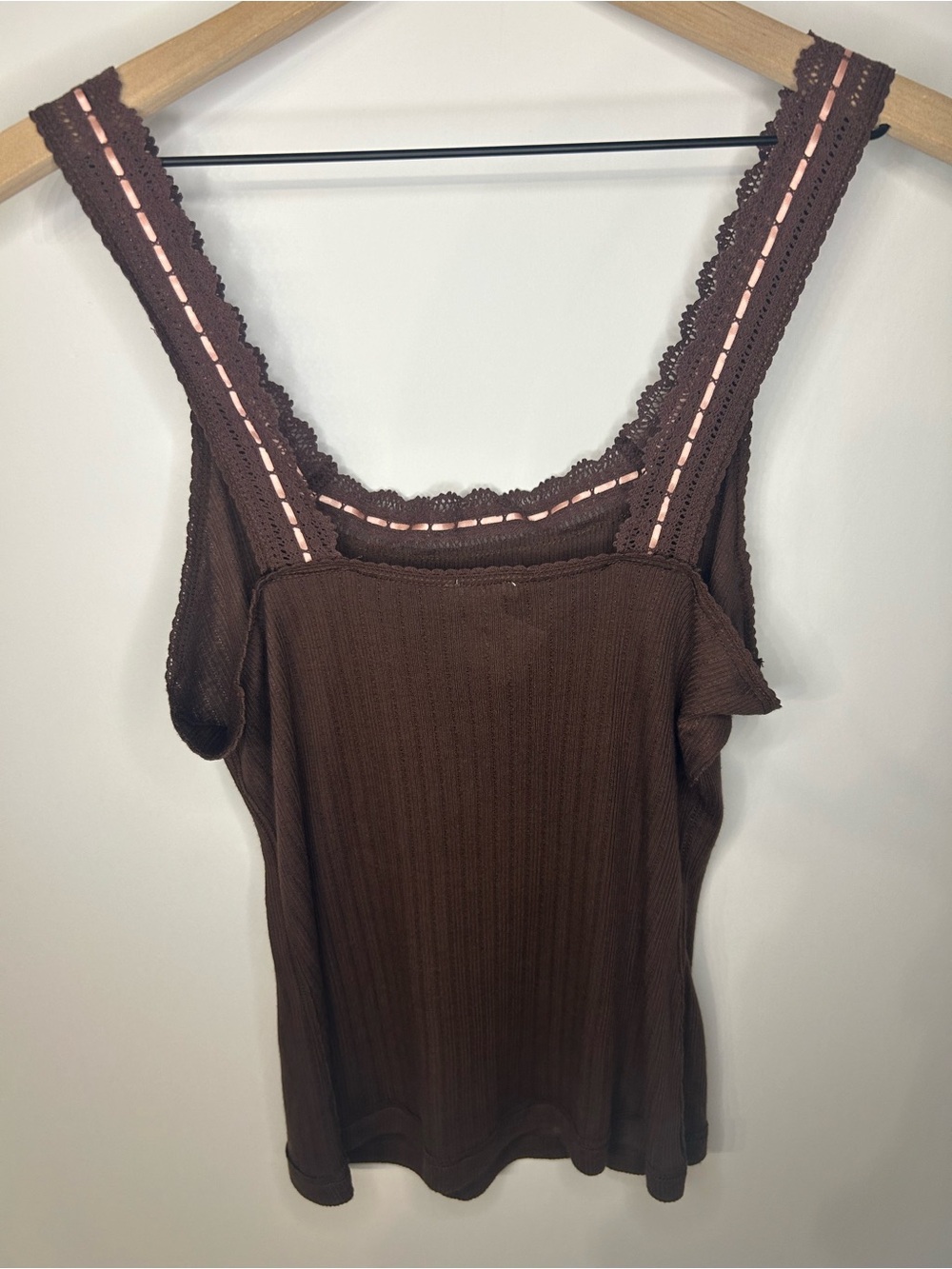 *NWT* Intimately Free People Only You Tank in French Roast, Size Large - Picture 7 of 9